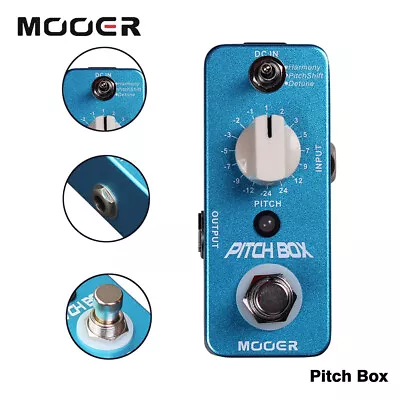 Mooer Pitch Box Electric Guitar Effect Pedal Precise Polyphonic Pitch Shifting • $54.99
