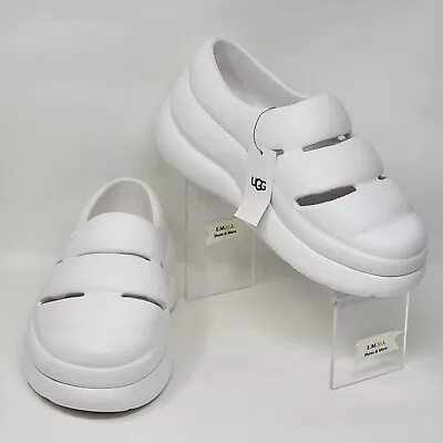 UGG Sport Yeah Clog Slip On Shoes White 1132890 Women's Size 11 New  • $39.77