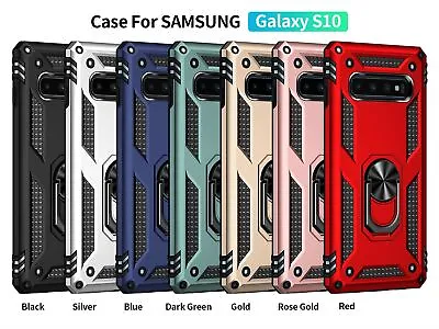 For Samsung Galaxy S7 S8 S9 S10 Plus Phone Case Shockproof Cover +Tempered Glass • $6.99