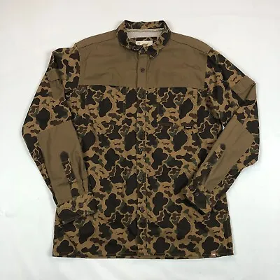 Duxbak Camo Shirt Mens Large Hunting Vintage • $33.90