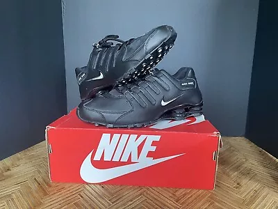 Size 10.5 - Nike Shox NZ Black - 501524-091 • $250