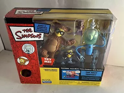 Playmates The Simpsons The Next Century **STILL WORKS** Smithers & Mr Burns • $44.99