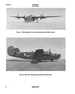 Dvd-r 19 Pdf B-24  Liberator  Manuals Wwii Consolidated Vultee R-1830 • $35