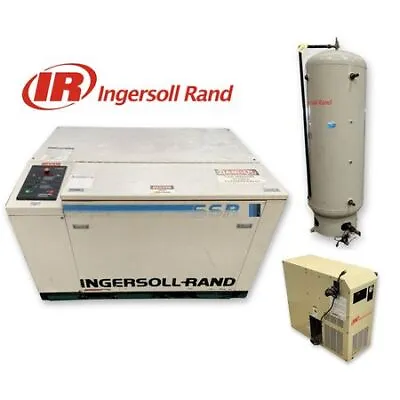 Used 25HP Ingersoll-Rand Air-Cooled Air Compressor W/ D212NC-A16-100 Air Dryer • $9278