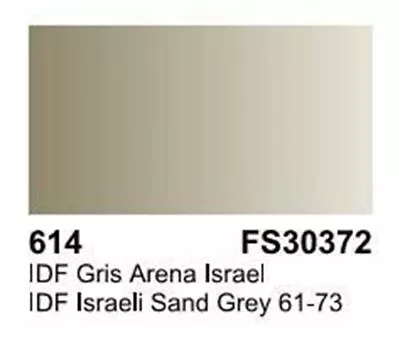 Vallejo Paint 17ml Bottle IDF Israeli Sand Grey FS30372 Surface Primer • $4.46