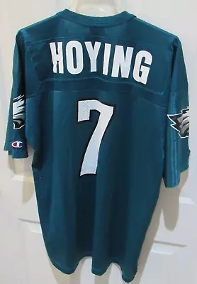 VTG Bobby Hoying Philadelphia Eagles Champion NFL Football Jersey Men's Size 44 • $24.99