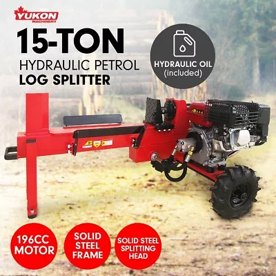 $1249 • Buy Yukon 15 Ton Unleaded Petrol Log Splitter