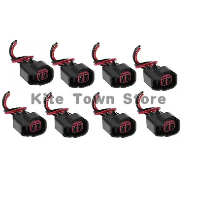 8x Pigtail Connector Of Fuel Injector Kits For Ford F150 F250 Crown Victoria NEW • $13.99