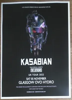 Kasabian - Live Band Music Show Nov 2022 Promotional Tour Concert Gig Poster • £5.99