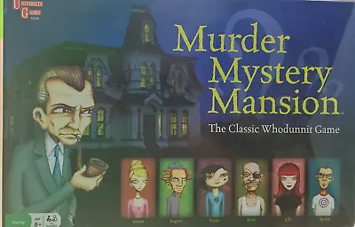 Murder Mystery Mansion Family Detective Board Game University Brand New  SEALED  • $49.85