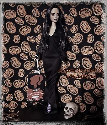 Morticia CUSTOM HORROR DOLL The Addams Family OOAK • $64.99