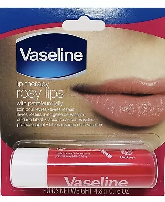 New Vaseline Lip Therapy Rosy Lips With Petroleum Jelly Help Heal Dry Lips. • $7.25