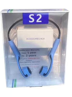 Tayogo Bone Conduction Headphones Sports BT Headset With Mic BLUE NEW Sealed • $34.95