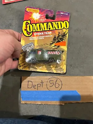 Matchbox Commando Strike Team MB54 Tracking Vehicle Rare Military Card • $17.99