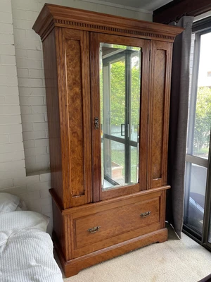 $1950 • Buy HUON PINE Wardrobe Antique Tasmania C. 1890 - Pick Up Brisbane 4061