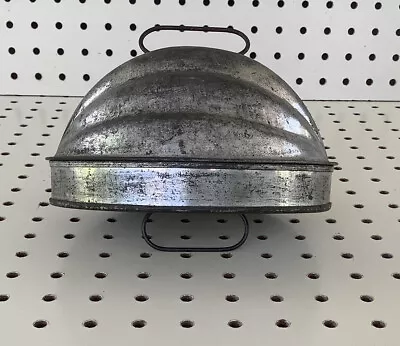 Antique Dome Shaped Metal Tin Pudding Bread Cake Jello Mold England • $20