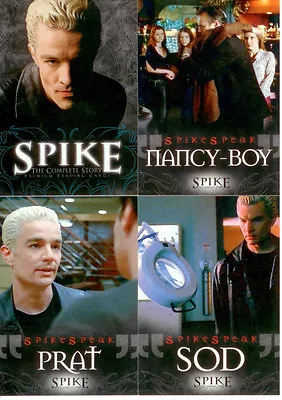 2005 Inkworks Spike The Complete Story Trading Card Set (72) • $22.67