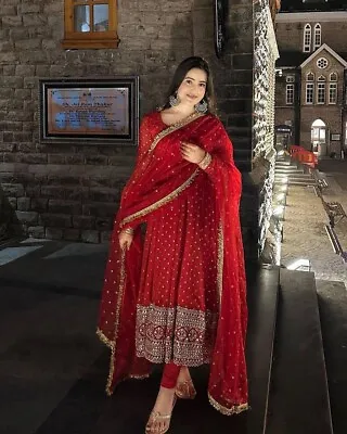 Anarkali Dress Bollywood Pakistani Indian Wedding Suit Shalwar Kameez Party • $96.80