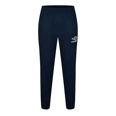 Umbro Mens Drill Trousers Bottoms Pants Open Hem Jersey Jogging Sweatpants • £15