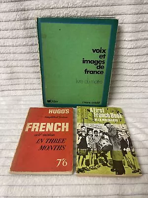 Vintage Learning French Book Bundle Of 3 • £19.99