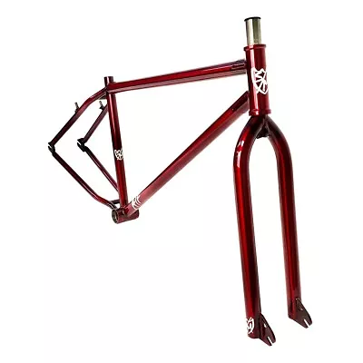 S&m Bmx Atf 29  Bicycle Frame + Fork Kit Trans Red Made In Usa • $899.95
