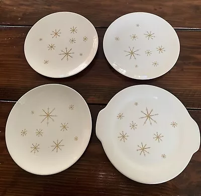 Vintage Star Glow MCM Royal Ironstone China Dinner Plates Serving Platter • $20