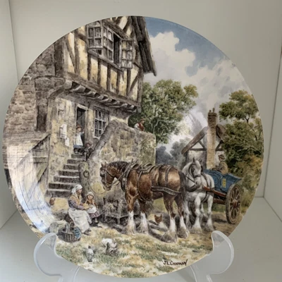 £4.99 • Buy Wedgwood Horse Morning In The Farmyard John L Chapman Life On The Farm Series