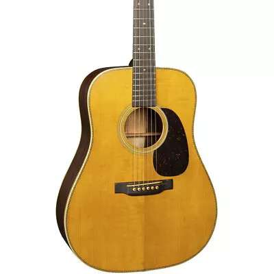 Martin D-28 Authentic 1937 Aged VTS Dreadnought Acoustic Guitar W/ Hard Case • $9499