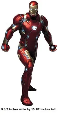 10  Iron Man Peel Stick Wall Decal Sticker Marvel Comic Avengers Boys Room Decor • $9