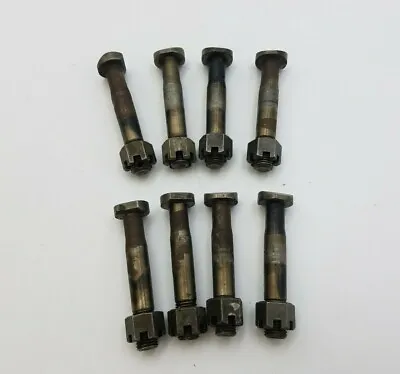 8PC Lycoming Rod Bolts Nuts Vintage Aviation Equipment Aircraft Replacement Part • $30