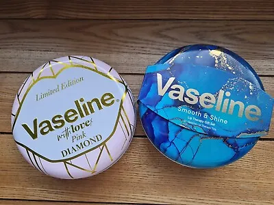 £14.45 • Buy Limited Edition Vaseline Pink Dimond And Smooth & Shine Tin Gift Set 