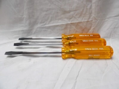 $9.99 • Buy Three Vaco 6  Flathead Screwdrivers USA
