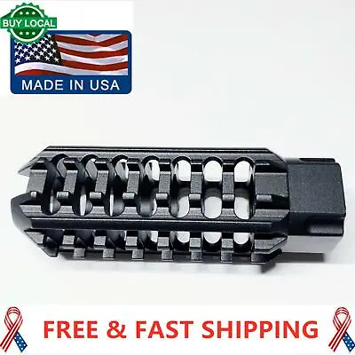 Muzzle Brake Keleton Low Concussion Compensator 1/2x28 For .22/223/5.56 Aluminum • $24.99