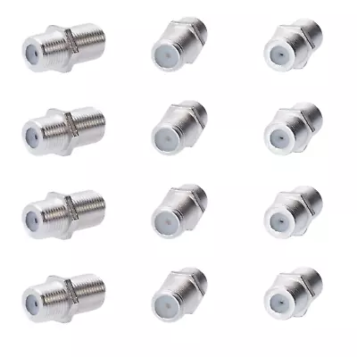 1 GHz F Type Female To Female F-81 Barrel Connector Coaxial Coupler Adapter LOT • $60.95