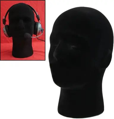 Male Wigs Display Mannequin Head Stand Model HTC Vive VR Headsets Mount Styrofoa • $26.24