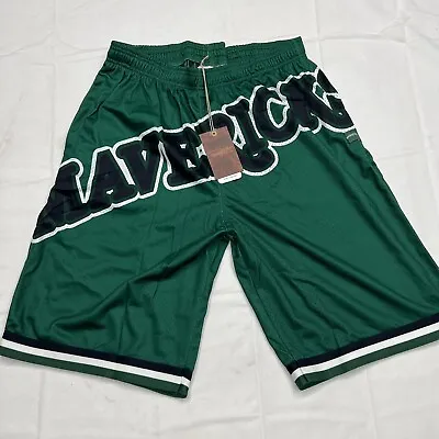 NEW XL TALL Dallas Mavericks Mitchell & Ness Hardwood Classics Big Face Shorts • $40