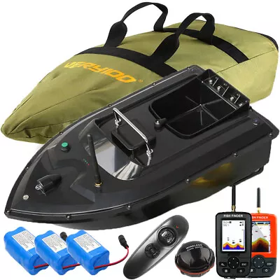 Wireless RC Carp Fishing Bait Boat Catapult Bait HopperGPS Sonar FishfinderBag • $329.99