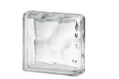 £43 • Buy Clear Wave Double End Glass Block (Construction Block)