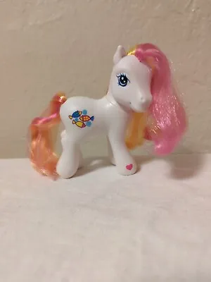 My Little Pony Summer Shores White Fish Butterfly Island 2002 Pink Yellow Orange • $20