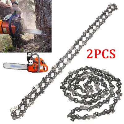 For Chainsaw Blade 14 Inch 52 Drive Links Chainsaw Saw 2x New Chain Parts Tool • £11.43