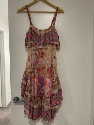 $80 • Buy Spell Siren Song Strappy Dress Size XS Flamingo
