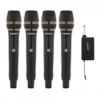 SubZero VOXLINK-Compact Quad Handheld Wireless Microphone System • £199.99