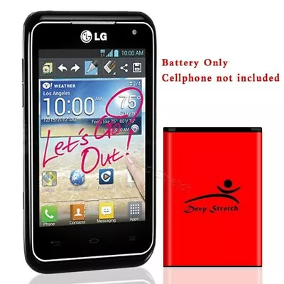 Large Capacity 3980mAh Replaceable Battery For MetroPCS LG Motion 4G MS770 Phone • $30.99