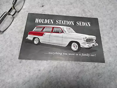 Genuine Gmh Holden Fc Station Wagon Sales Brochure Not A Reprint  1958 • $139