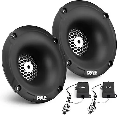 Pyle Marine Tweeter Speaker System One Pair 1inch PEI Black Dome Tweeter • $49.99