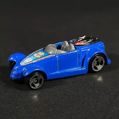 2003 Hot Wheels MFG.for McD China TRC Chine McDonald's Happy Meal Race Car Blue • $3.99