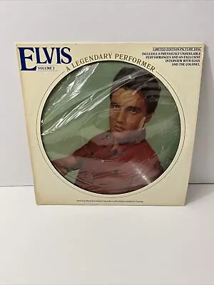 ELVIS- A LEGENDARY PERFORMER VOL. 3 LP. 1978 RCA CPL1-3078 W/booklet Tested • $10.49