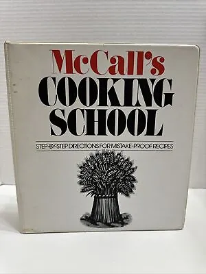 McCall's Cooking School Cookbook - 1986 Binder 3-ring Field Publications • $9.99