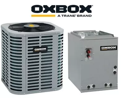 Oxbox 1.5 Ton 13.4 Seer A/C Condenser & 1.5-3.0 Ton 17.5  Cased Coil Package • $2025