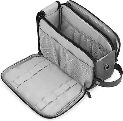 Mens Toiletry Bag Travel Bag Wash Case Bathroom Cosmetic Storage Waterproof AU • $24.69